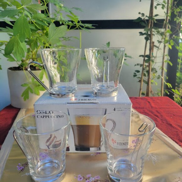 s/4 Fidenza Oslo Cappuccino cups - Picture 3 of 13